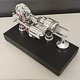 Двигун Стiрлінга Z5G модель подарункова, з генератором, вольтметром і USB-виходом, фото 10