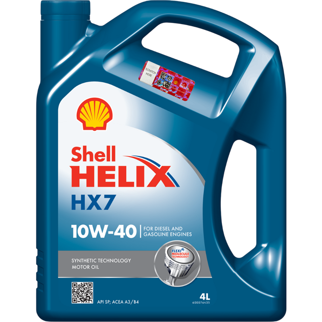 Моторна олива Shell Helix HX7 10W-40, 4 л, фото 1
