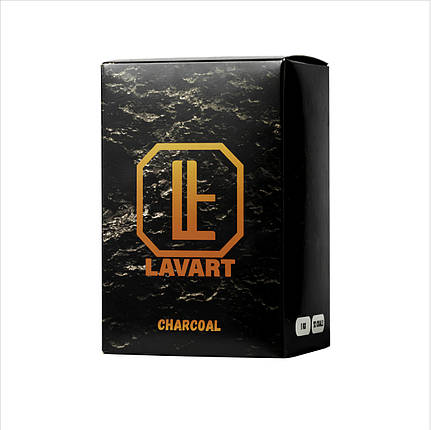 Вугілля кокосове LAVART 1кг/72шт - У Коробці (Лаварт), фото 1