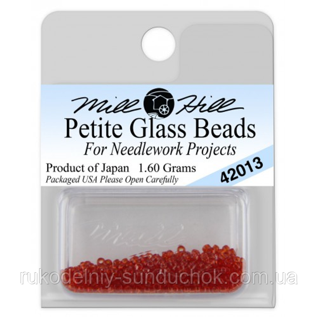 42013 бисер Mill Hill, Red Red Petite Glass Beads, фото 1