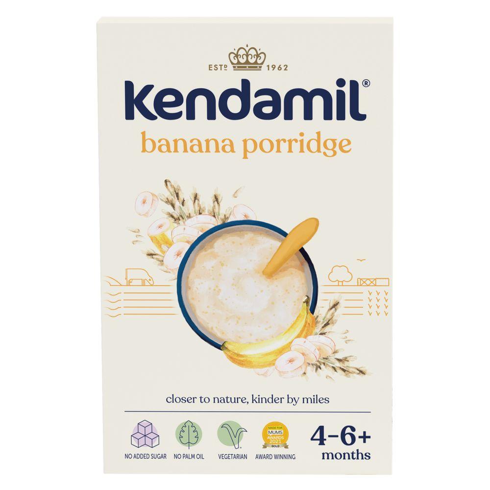 Молочна каша Kendamil з бананом, з 4-6 міс., 150 г, фото 1