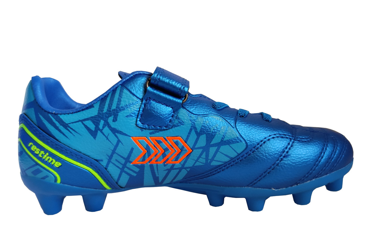 Кросівки бутси Restime футбольні DDO24130-2 р.33 синій, фото 1