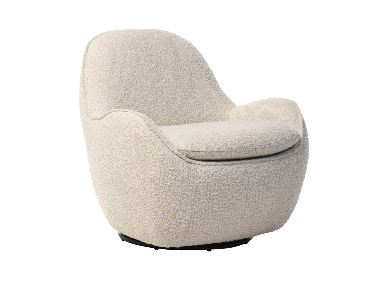 Поворотне крісло "Каллісто" айворі, фото 1