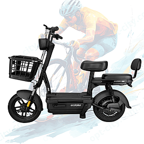 Міський електроскутер ECOBIKE Liion 500W 15Ah акумуляторний чорний