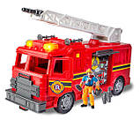 Chap Mei City Mission Ігровий набір пожежної машини з фігуркою пожежника та звуковими і світловими ефектами, фото 4