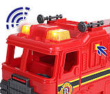Chap Mei City Mission Ігровий набір пожежної машини з фігуркою пожежника та звуковими і світловими ефектами, фото 7