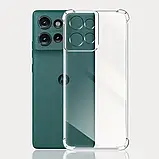 Протиударний прозорий чохол для Motorola Moto Edge 50 Neo, фото 5