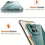 Протиударний прозорий чохол для Motorola Moto Edge 50, фото 4