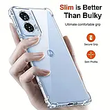 Протиударний прозорий чохол для Motorola Moto G34 5G, фото 5