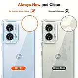 Протиударний прозорий чохол для Motorola Moto G34 5G, фото 6