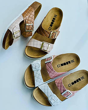 Жіночі анатомічні босоніжки - сабо Leon 4011 (шльопанці), фото 3