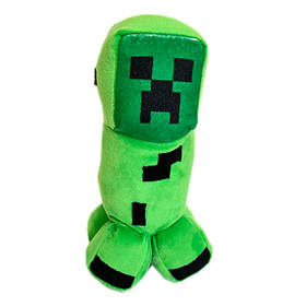 М`яка іграшка Кріпер Minecraft зелений плюш 23*11*8см Україна (00663-9)