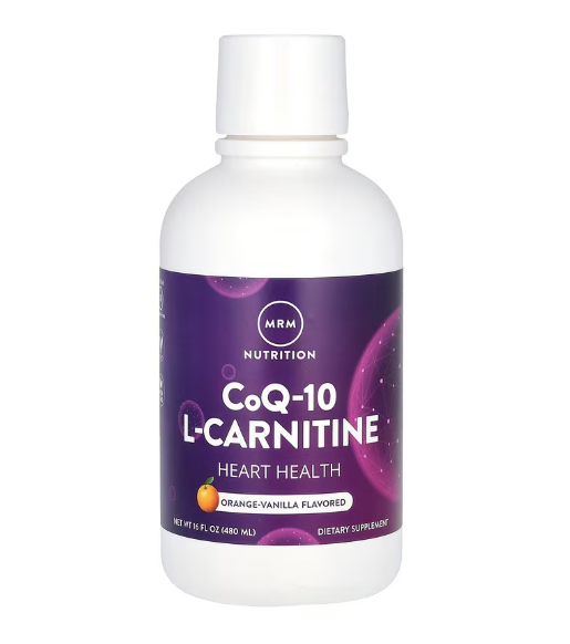 MRM Nutrition Рідкий коензим Q-10 і L-карнітин апельсин і ваніль, 480 мл