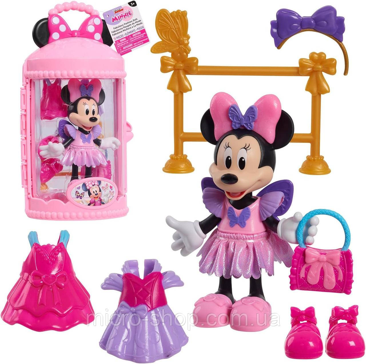 Ігровий набір з міні Маус модна балерина Disney Junior Minnie Mouse Fabulous Fashion Ballerina