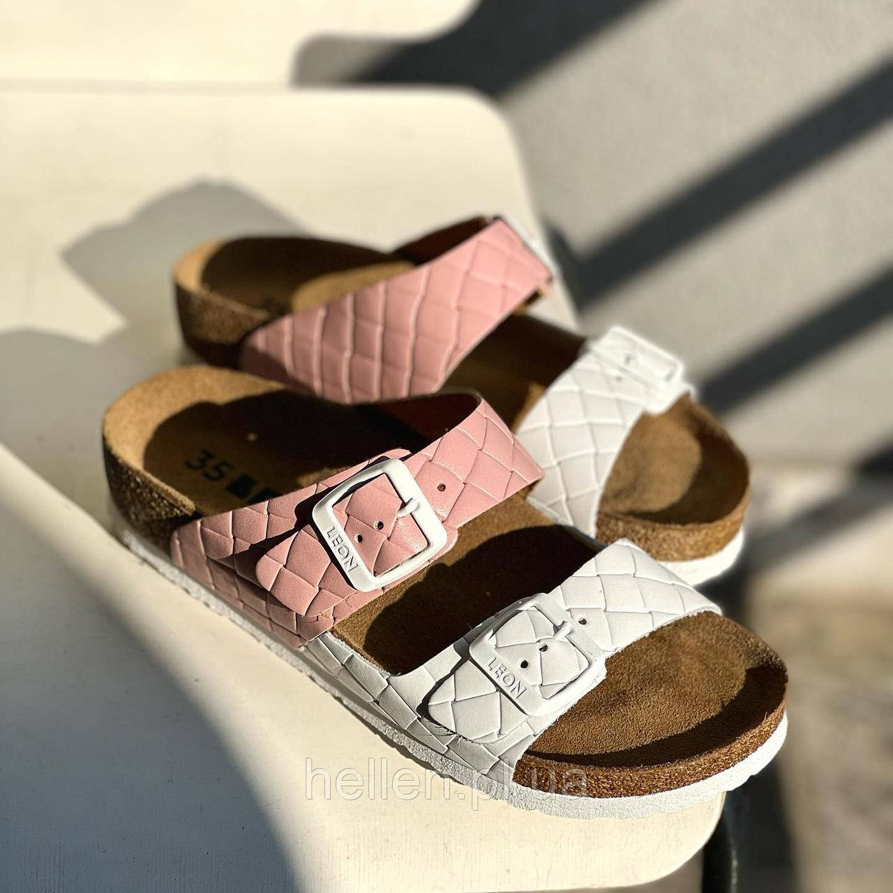 Жіночі анатомічні босоніжки - сабо Leon 4011 (шльопанці)