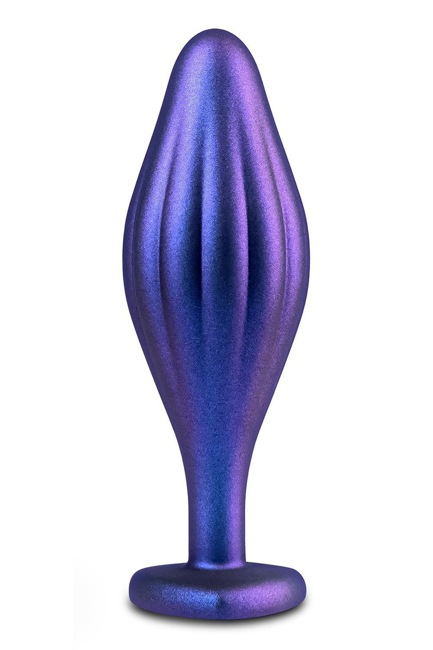 Хвиляста анальна пробка Blush Anal Adventures Matrix зі стимулюючим дизайном, фіолетова