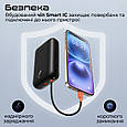УМБ Promate PowerPod-30 30000 mAh, USB-C/USB-А порт, USB-C/Lightning конектори Black (powerpod-30.black), фото 7