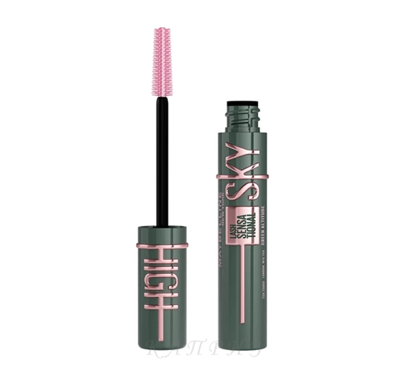 Туш для вій Maybelline Lash Sensational Sky High Green Altitude 7,2ml, фото 1