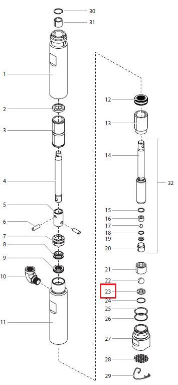 Седло впускного клапана на Wagner, фото 1