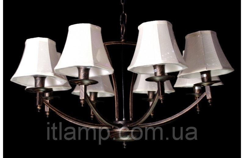 Класична люстра з абажуром Linisoln 6027-8Br
