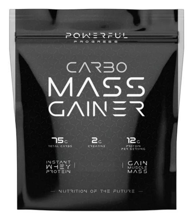 Гейнер Carbo Mass Gainer Powerful Progress 2 кг Ваніль, фото 1