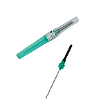 Голка для забору крові «KDL», розмір 21Gx1 1/2 (0.8мм х 38мм), стерильна, колір зелений (100 шт/уп), фото 2