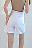 Шорти для вагітних з м’яким широким поясом Nicole бавовна двунитка білі (розміри: 42-56), фото 6