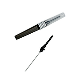 Голка для забору крові «KDL», розмір 22Gx1 1/2 (0.7мм х 38мм), колір чорний (100 шт/уп), фото 2