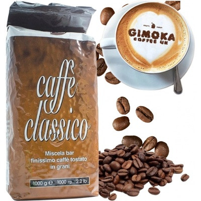 Кава в зернах Gimoka Caffe Classico Espresso Italia, купаж 30/70, Італія