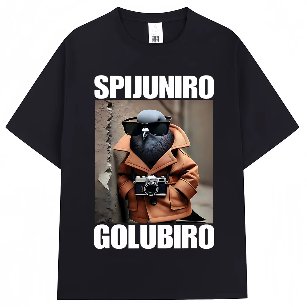 Футболка мем "Spijoniro golubiro" Шпіоніро голубиро, фото 1