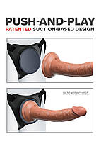 Трусики для страпону Pipedream Body Dock Elite чорні, фото 5