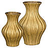 Ваза керамічна в золотистому кольорі Edelman, фото 2