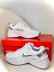 Білі кросівки шкіряні Nike M2K Tekno універсальні, чоловічі та жіночі