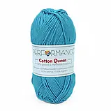 Пряжа Cotton Queen/Котон Квін, блакитний 0124, Performance, фото 2
