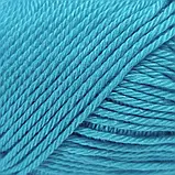 Пряжа Cotton Queen/Котон Квін, блакитний 0124, Performance, фото 3