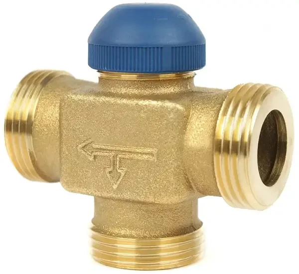 Клапан Herz Calis-TS-RD 1776139 DN20 1'' термостатичний розділовий триходовий