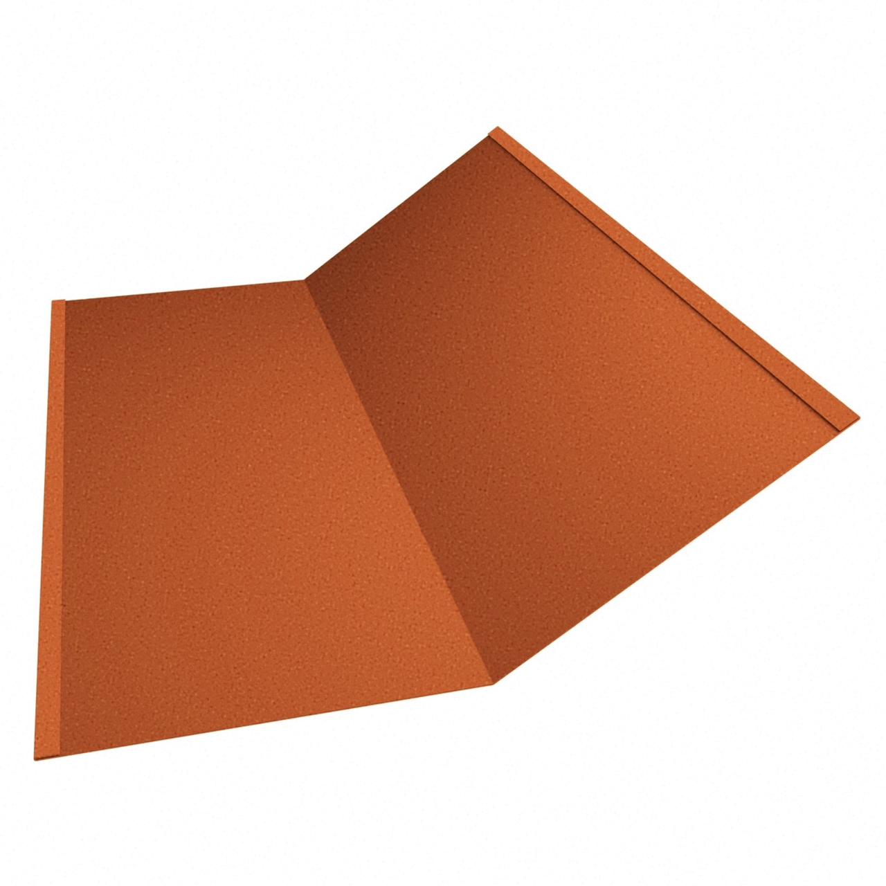 Планка ендови нижня 287х287х2000 для металочерепиці та профнастилу з матовим покриттям, фото 1