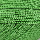 Пряжа Cotton Queen/Коттон Квін, зелений 0147, Performance, фото 2