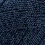 Пряжа Cotton Queen/Коттон Квін, темно-синій 0126, Performance, фото 3