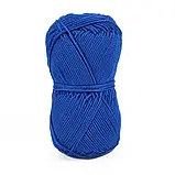 Пряжа Cotton Queen/Коттон Квін, синій 0100, Performance, фото 2