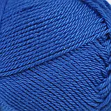 Пряжа Cotton Queen/Коттон Квін, синій 0100, Performance, фото 3