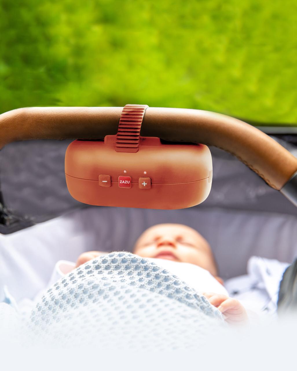 ZAZU - РОББІ Гойдалка заколисувач на коляску, коричневий (ZA-ROCKER-03)