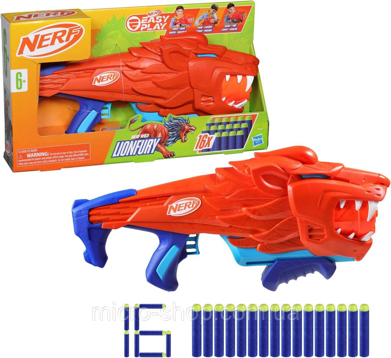 Бластер Нерф Джуніор Лайонфурі NERF Wild Lionfury