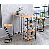 Барний стіл зі стелажом BSS-110 Loft Design