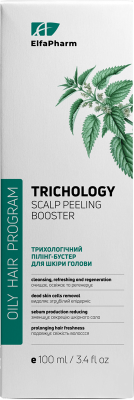 Трихологічний пілінг-бустер для шкіри голови Elfa Pharm Oily Hair 100 мл, фото 1