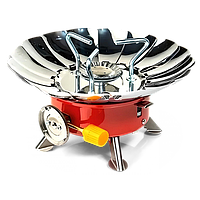 Пальник газовий "Лотос" із захистом від вітру (AXXIS) ax-016-2