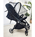 Універсальна антимоскітна сітка для прогулянкової коляски з дугами, фото 4