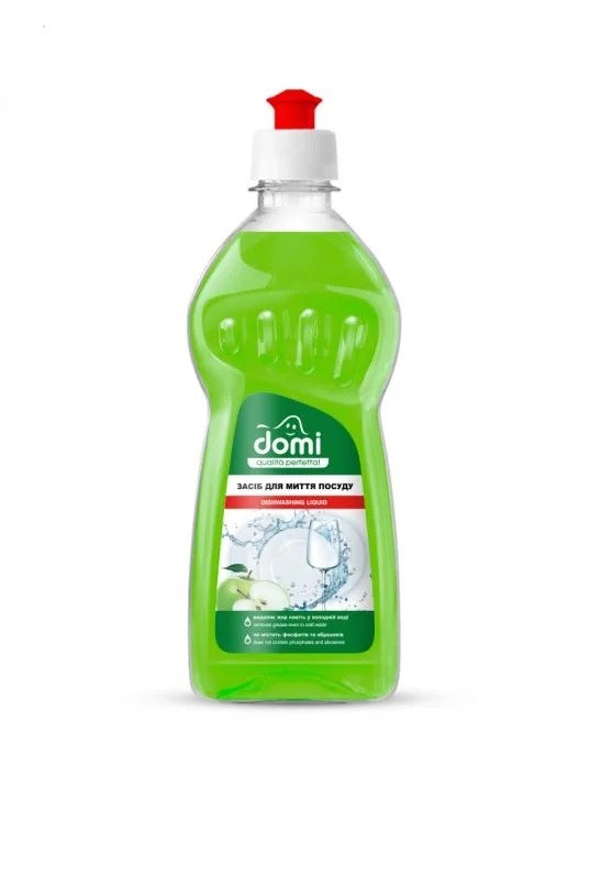 Засіб для миття посуду Domi Яблуко 500 мл, фото 1