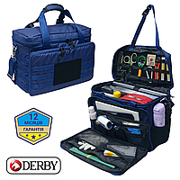 Сумка-органайзер дорожная, передвижной офис для ВМС, ВПС, крепкая ручная кладь в самолет 40 30 20, карман ноут