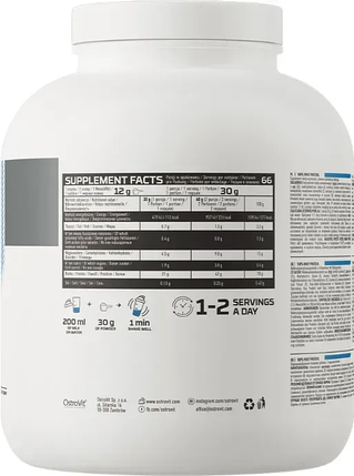 Whey Protein Ostrovit 2000 g White Chocolate, фото 2